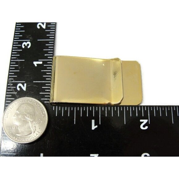 Vintage Dollar $ Sign Money Clip Men Wallet ID Credit Card Holder - Picture 6 of 11